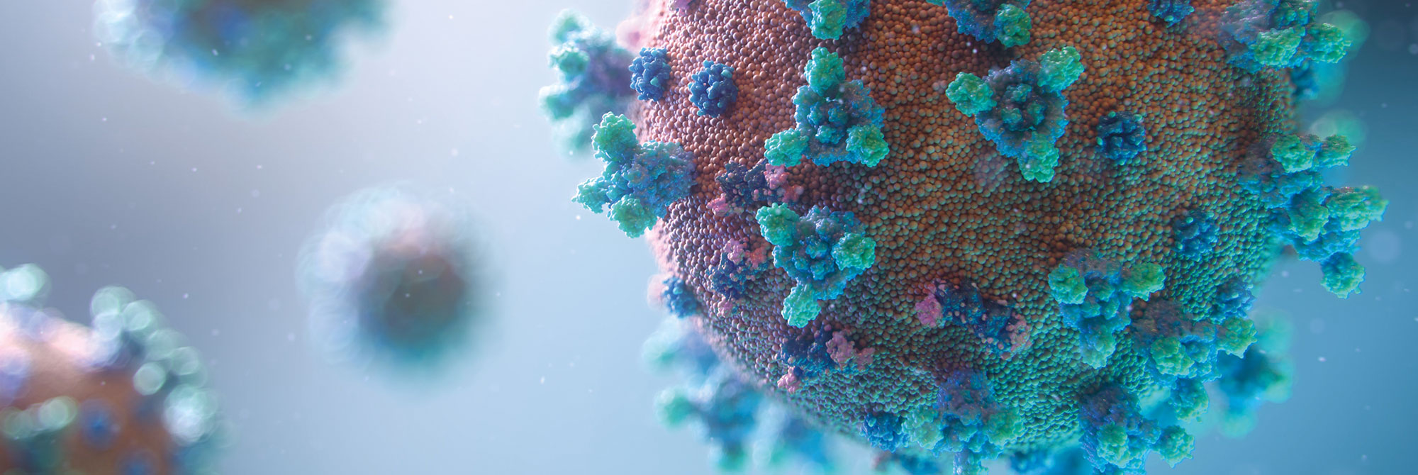 Image of SARS-CoV-2 molecule