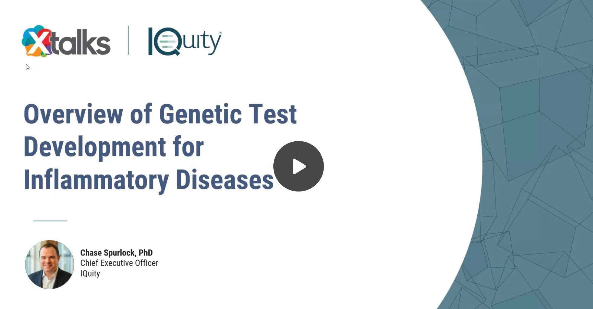Overview of Genetic Test Development for Inflammatory Diseases