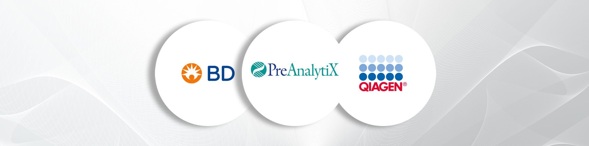 BD, PreAnalytiX, QIAGEN logos
