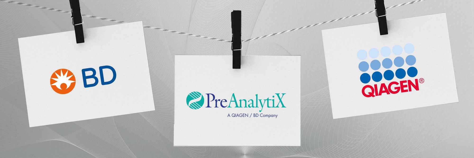 BD, PreAnalytiX, QIAGEN logos
